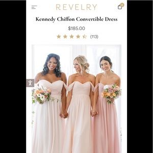 Revelry Kennedy Chiffon Convertible Dress